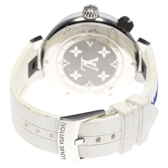 LOUIS VUITTON Tambour Street Diver QA124 Small seconds Quartz Men's Watch_807370 - Picture 7 of 7